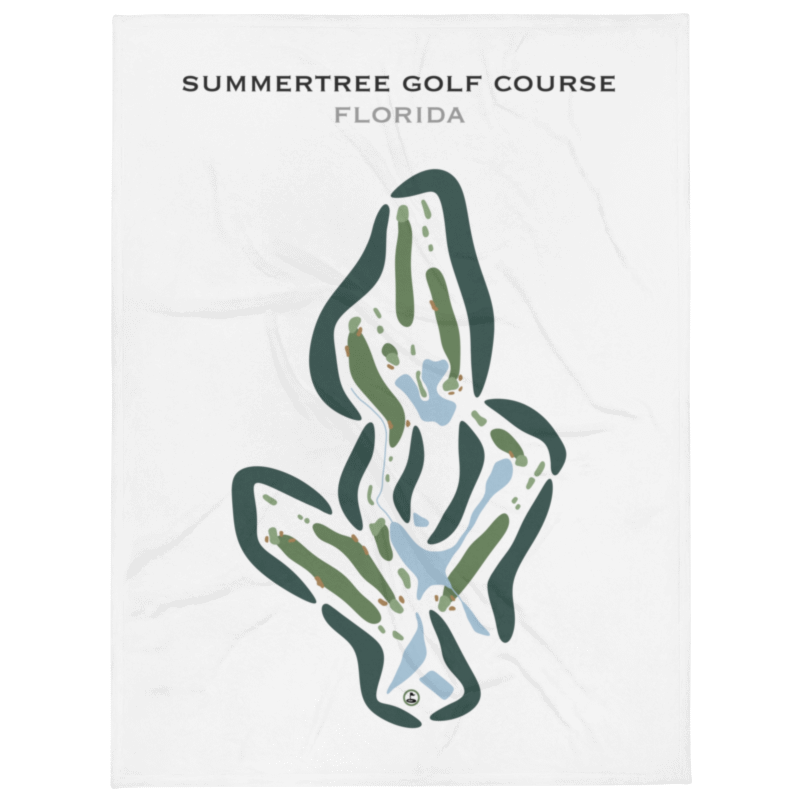 Summertree Golf Course, Florida - Printed Golf Courses