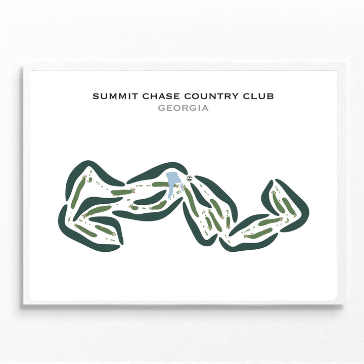 Summit Chase Country Club, Georgia - Printed Golf Courses