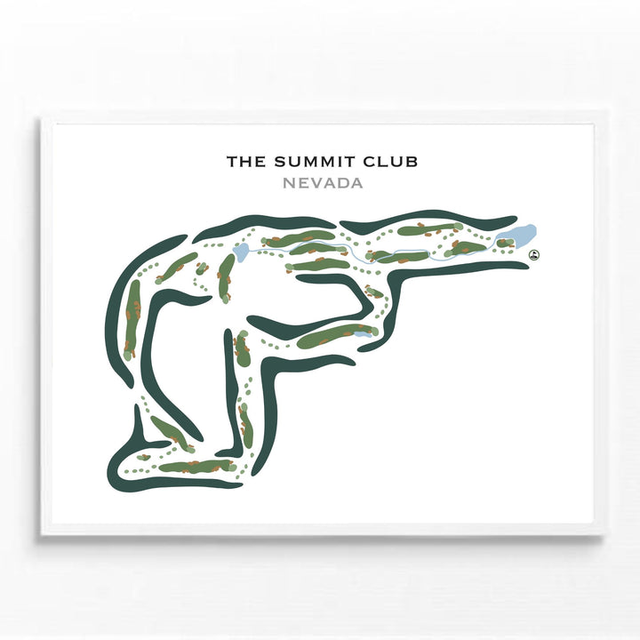 The Summit Club, Nevada - Printed Golf Courses
