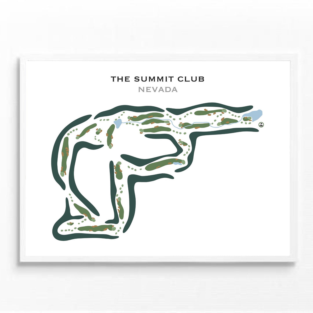 The Summit Club, Nevada - Printed Golf Courses
