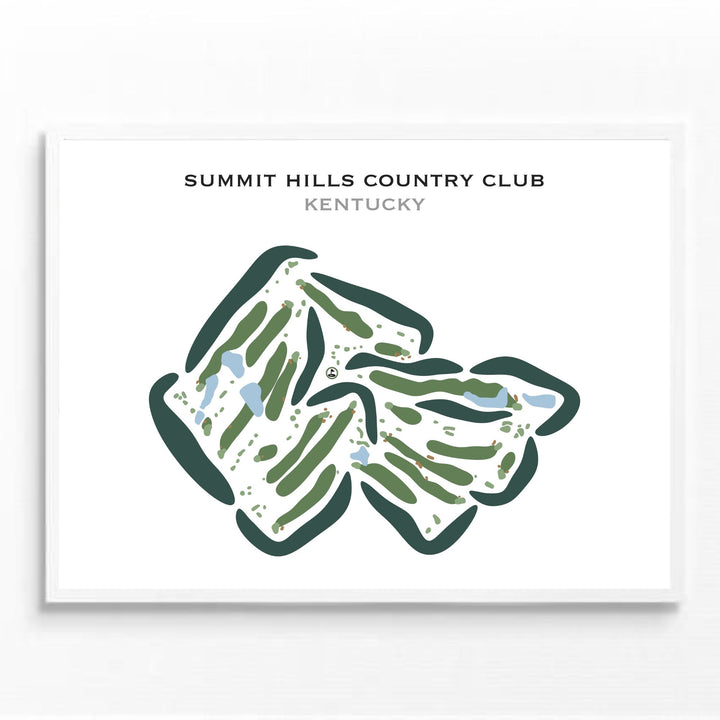 Summit Hills Country Club, Kentucky - Printed Golf Courses