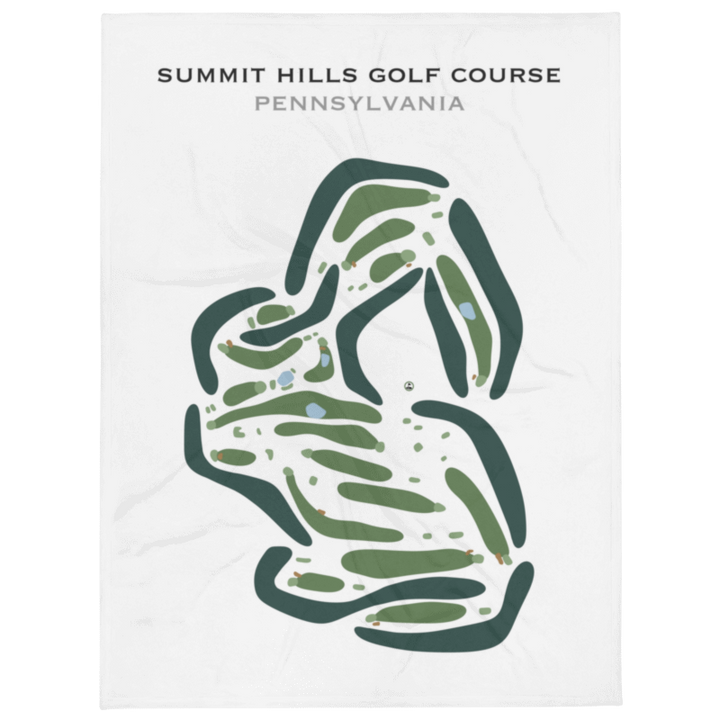 Summit Hills Golf Course, Pennsylvania - Printed Golf Courses