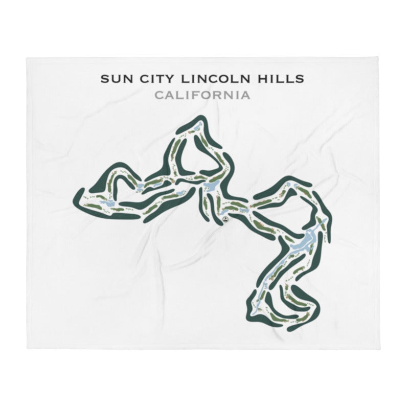 Sun City Lincoln Hills, California - Printed Golf Course