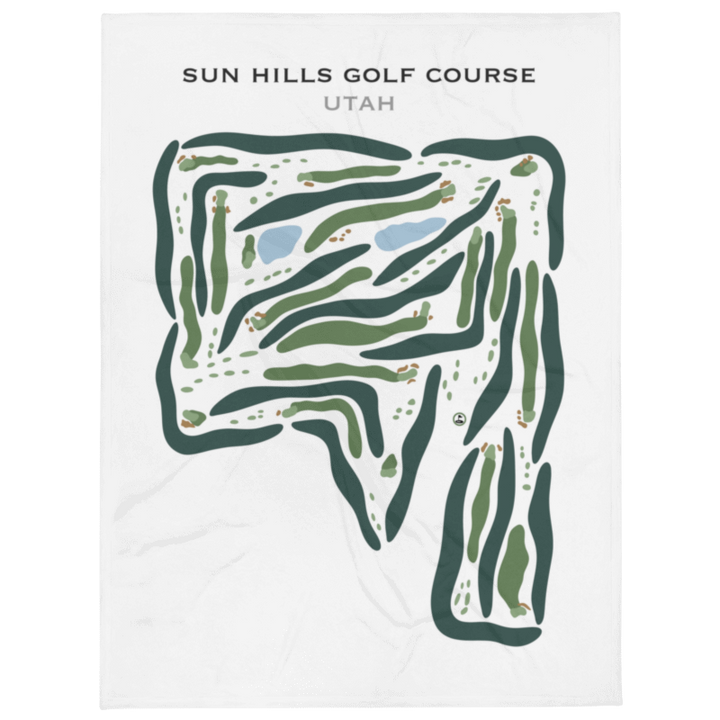 Sun Hills Golf Course, Layton Utah - Printed Golf Courses