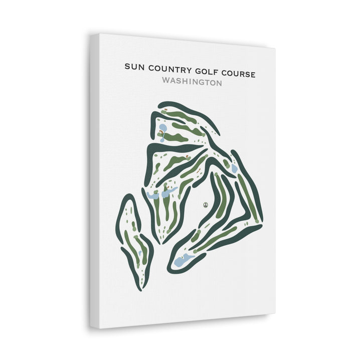 Sun Country Golf Course, Washington - Printed Golf Courses