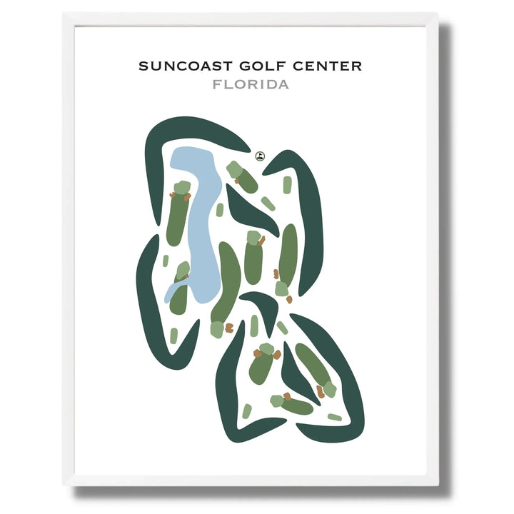Suncoast Golf Center, Florida - Printed Golf Courses