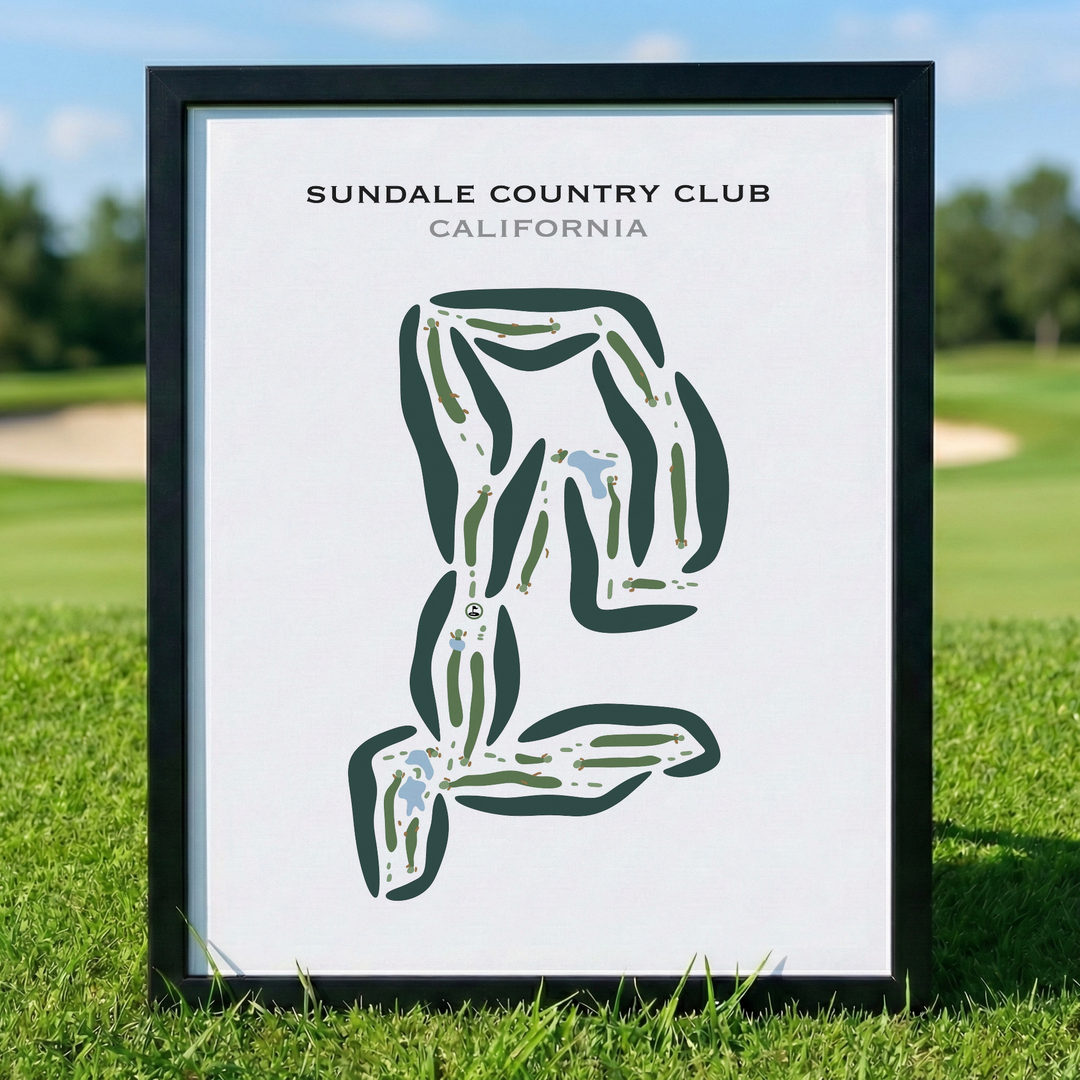 Sundale Country Club, California - Printed Golf Courses