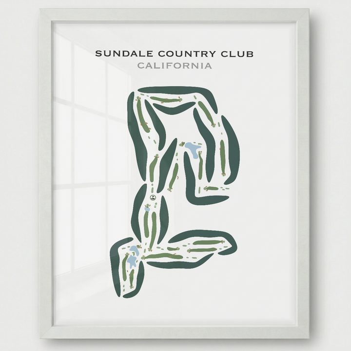 Sundale Country Club, California - Printed Golf Courses