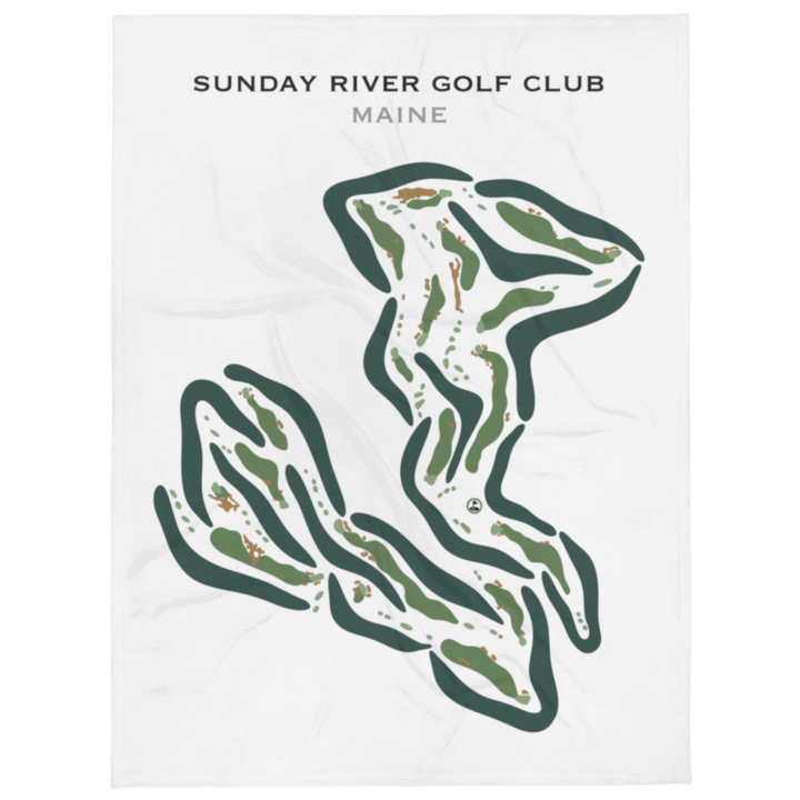 Sunday River Golf Club, Maine - Printed Golf Courses