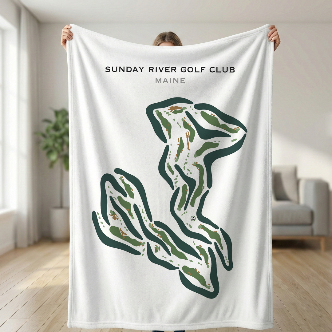 Sunday River Golf Club, Maine - Printed Golf Courses