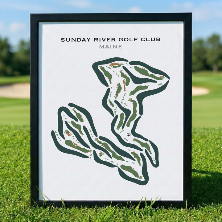 Sunday River Golf Club, Maine - Printed Golf Courses
