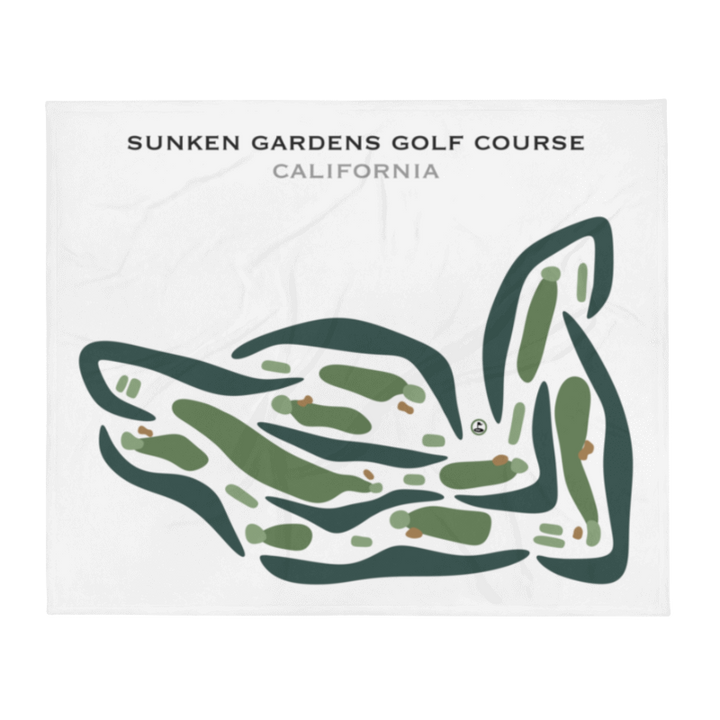 Sunken Gardens Golf Course, California - Printed Golf Courses