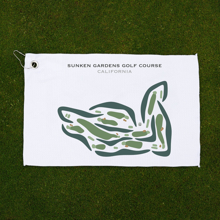 Sunken Gardens Golf Course, California - Printed Golf Courses