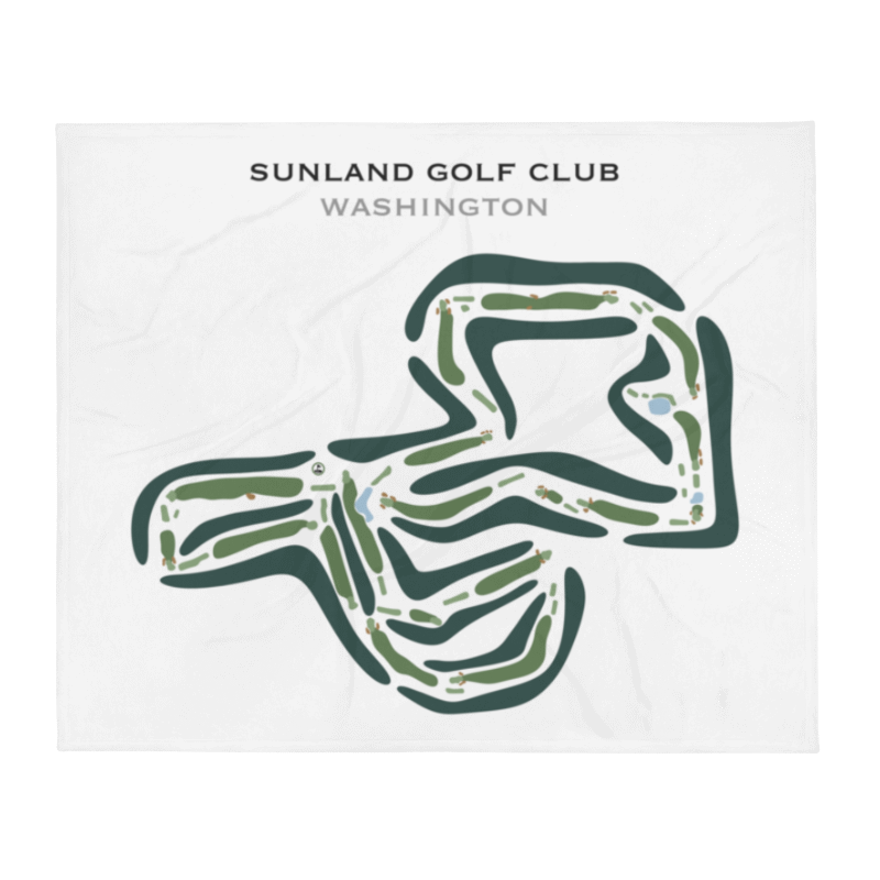 Sunland Golf Club, Washington - Printed Golf Course