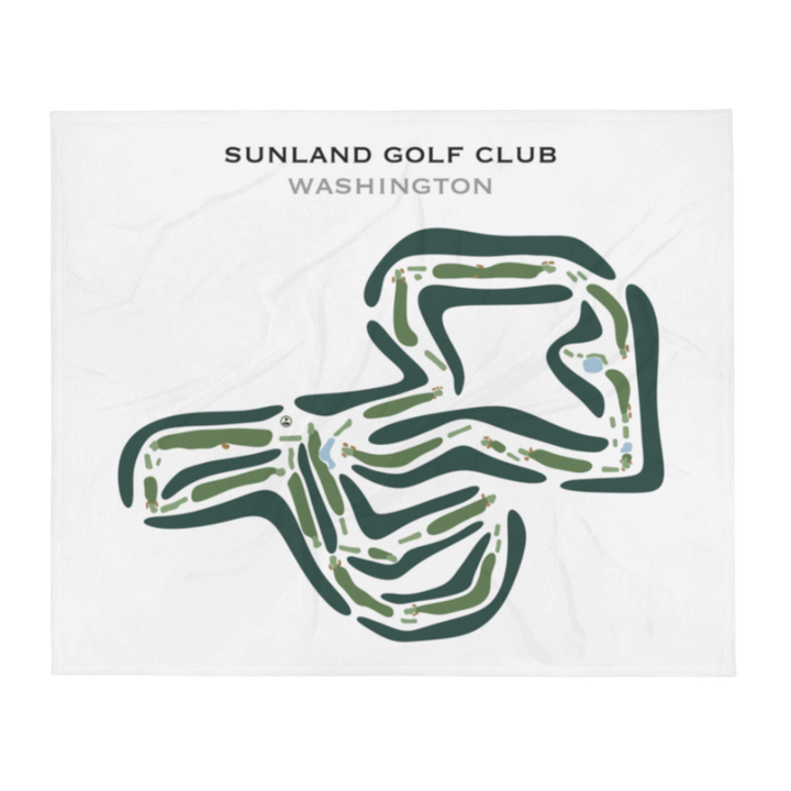 Sunland Golf Club, Washington - Printed Golf Course