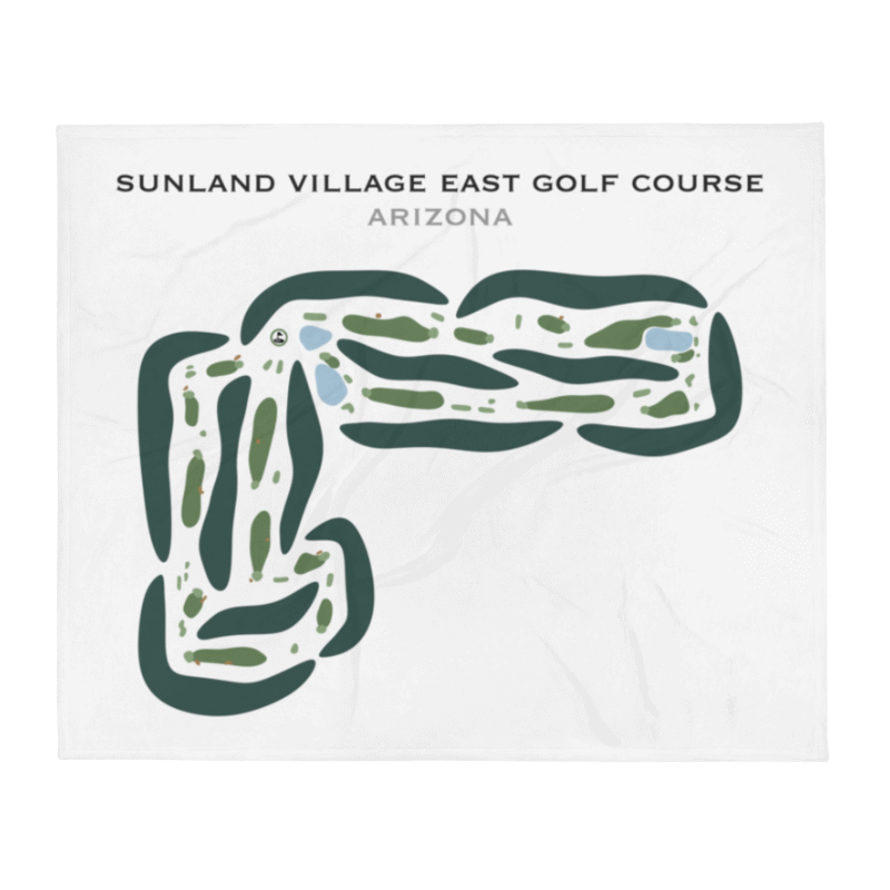 Sunland Village East Golf Course, Arizona - Printed Golf Courses