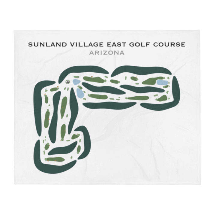 Sunland Village East Golf Course, Arizona - Printed Golf Courses