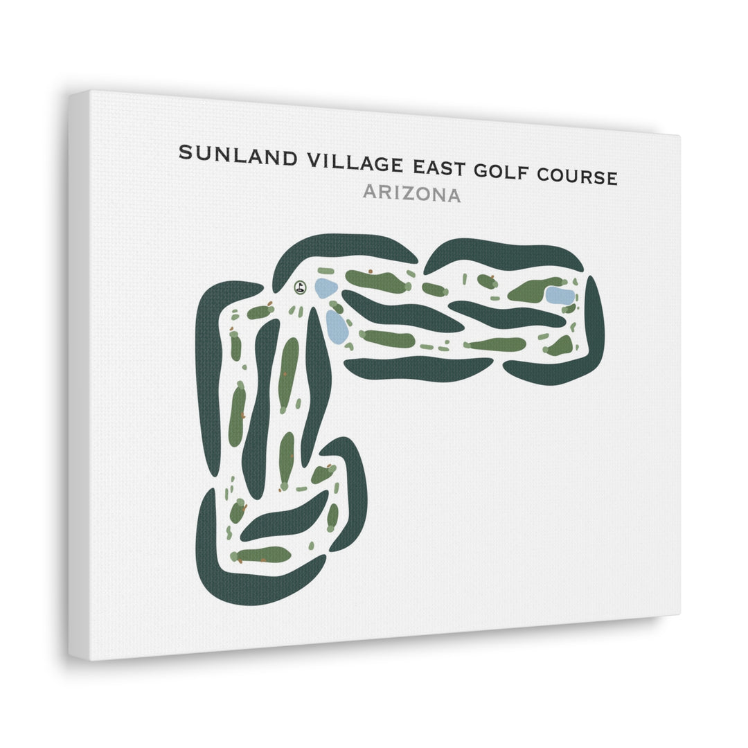 Sunland Village East Golf Course, Arizona - Printed Golf Courses