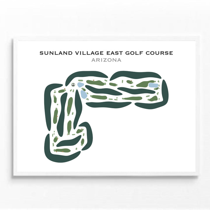 Sunland Village East Golf Course, Arizona - Printed Golf Courses