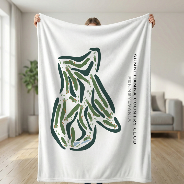 Sunnehanna Country Club, Pennsylvania - Printed Golf Courses
