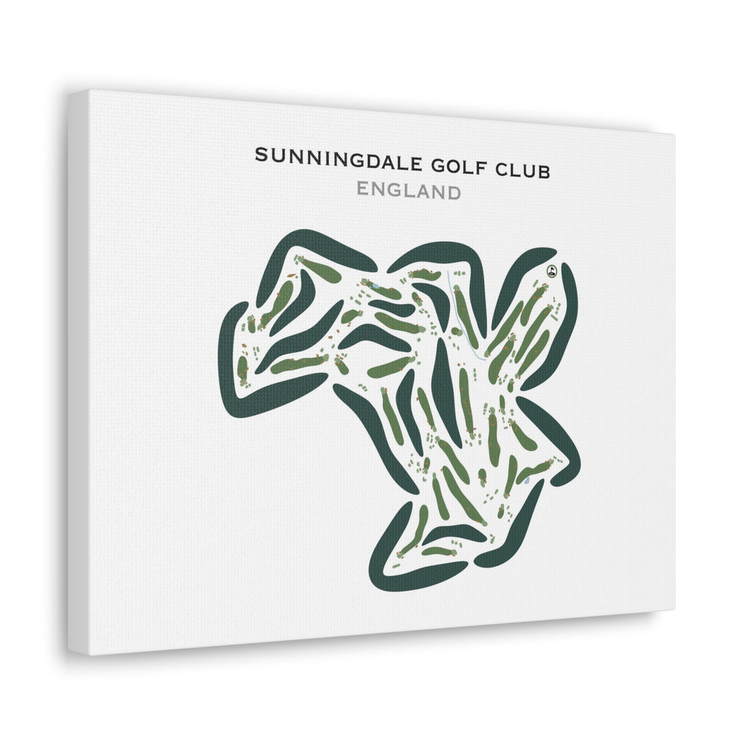 Sunningdale Golf Club, England - Printed Golf Courses