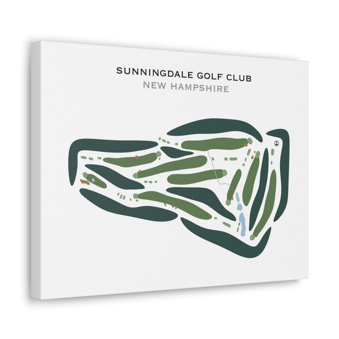 Sunningdale Golf Club, New Hampshire - Printed Golf Courses