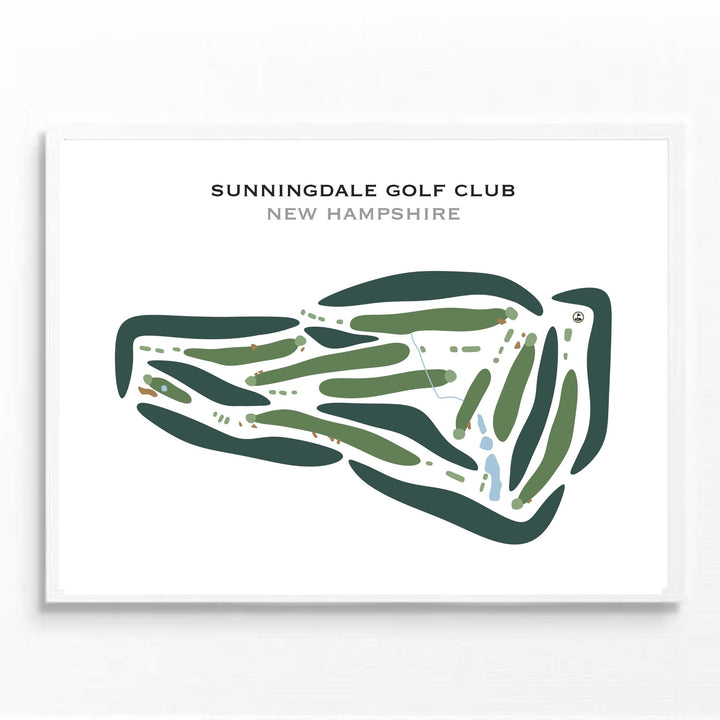 Sunningdale Golf Club, New Hampshire - Printed Golf Courses