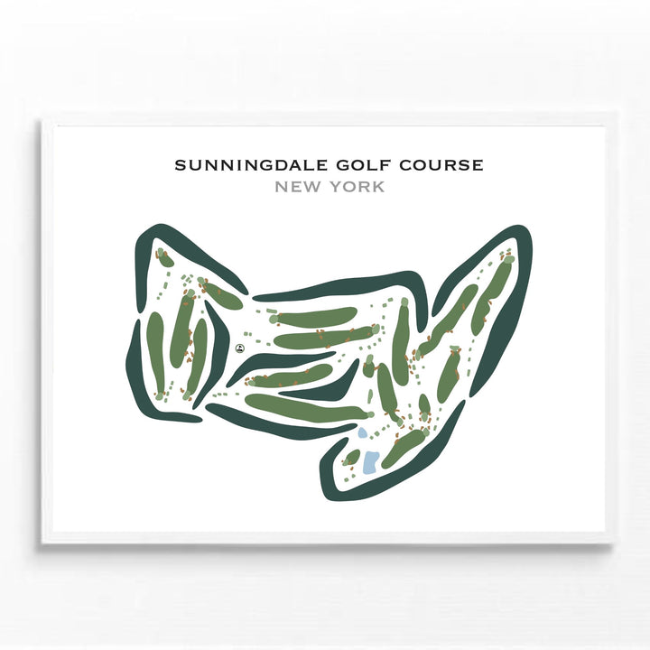 Sunningdale Country Club, New York - Printed Golf Courses