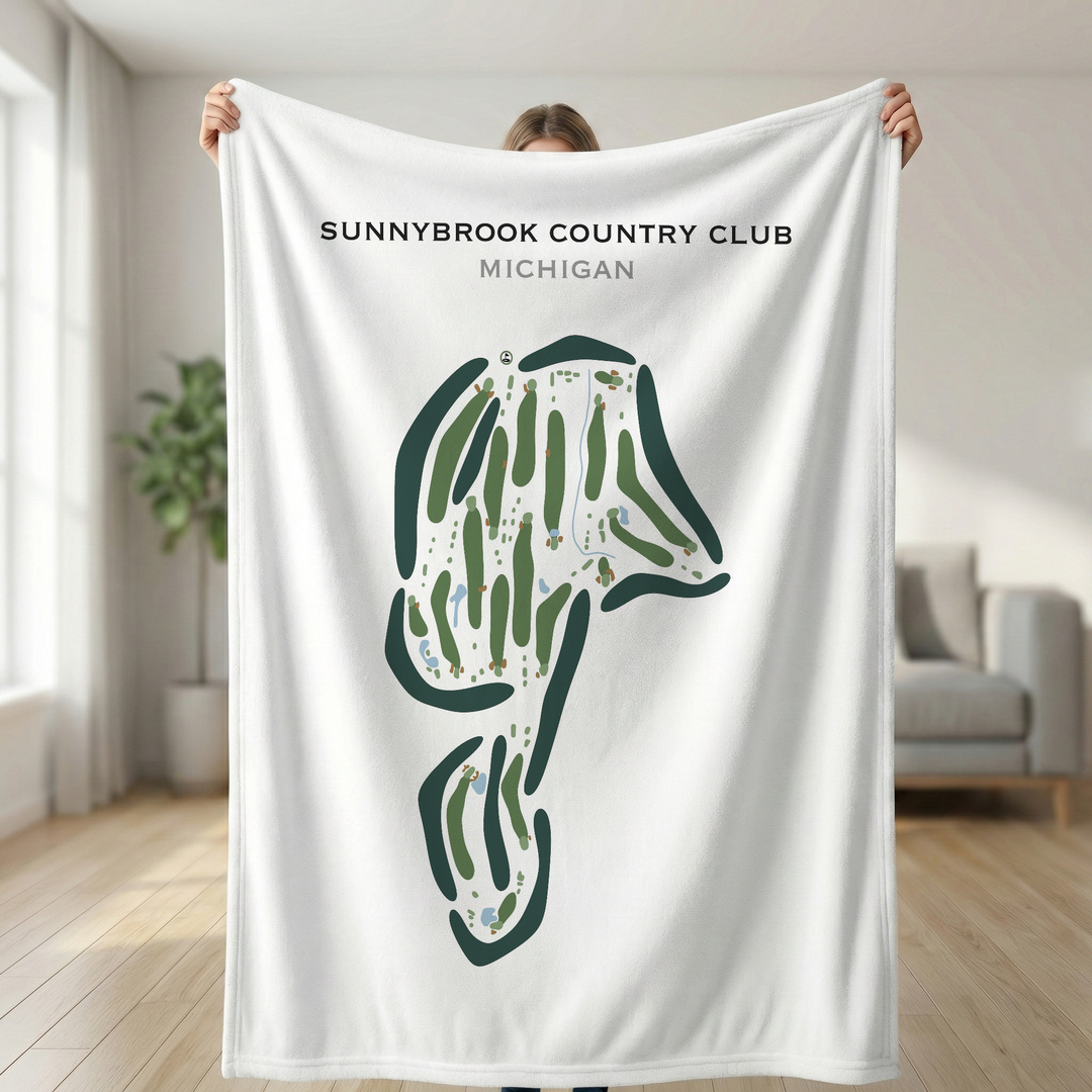 Sunnybrook Country Club, Michigan - Printed Golf Courses