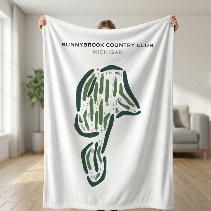 Sunnybrook Country Club, Michigan - Printed Golf Courses