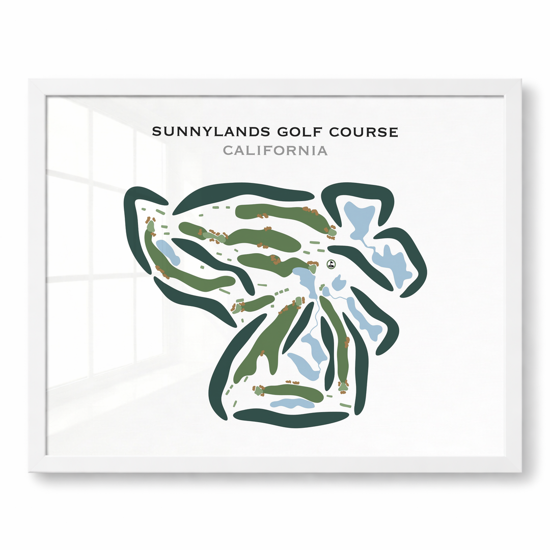 Sunnylands Golf Course, California - Printed Golf Courses