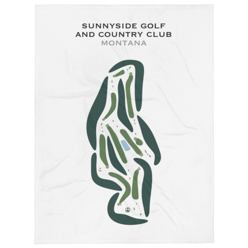 Sunnyside Golf & Country Club, Montana - Printed Golf Courses
