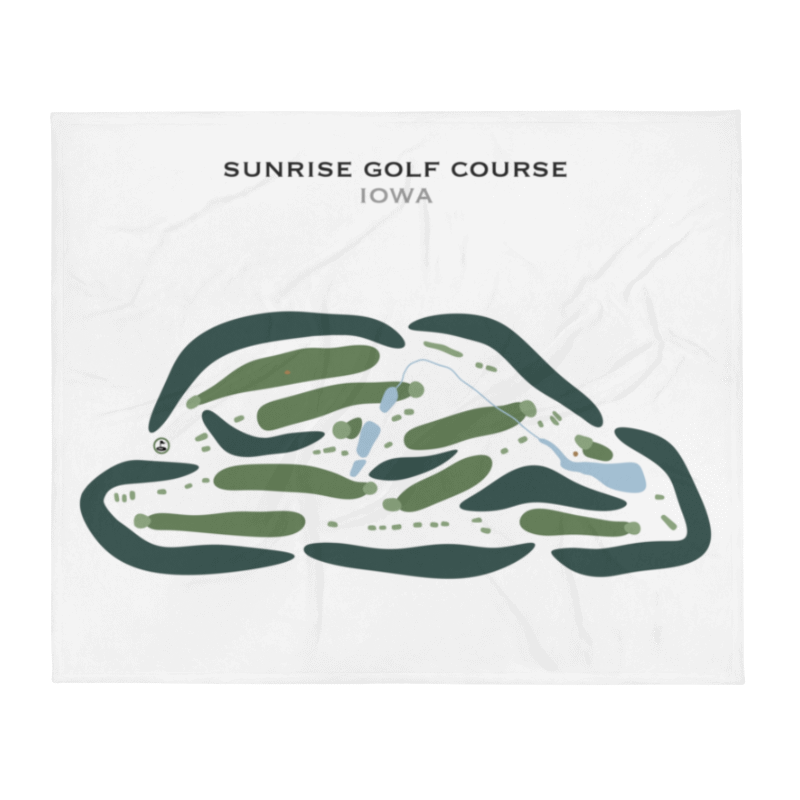 Sunrise Golf Course, Iowa - Printed Golf Courses