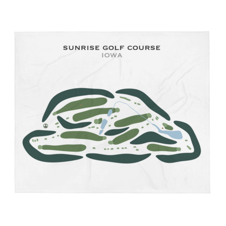Sunrise Golf Course, Iowa - Printed Golf Courses