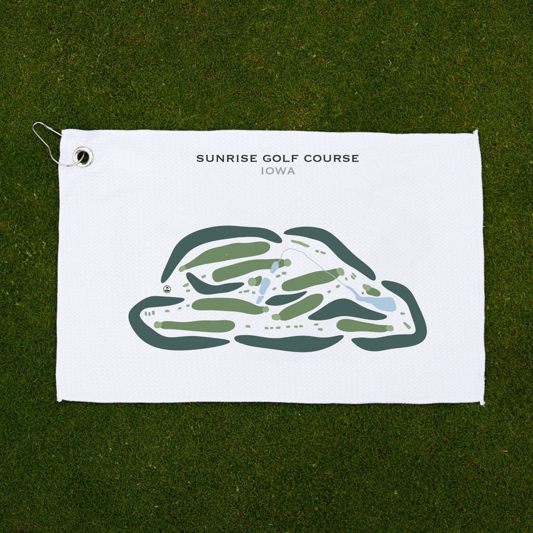 Sunrise Golf Course, Iowa - Printed Golf Courses