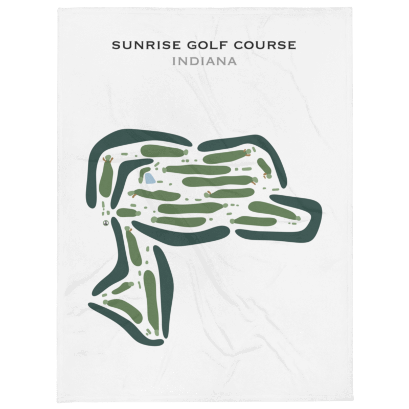 Sunrise Golf Course, Indiana - Printed Golf Courses