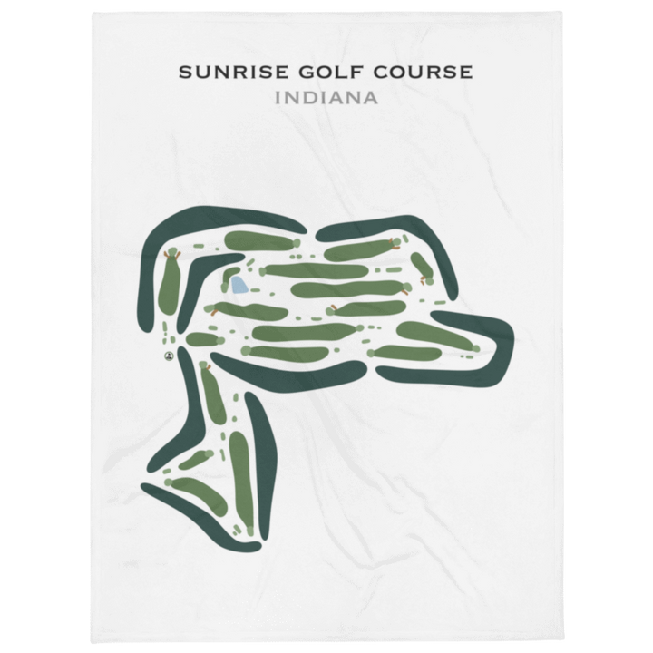 Sunrise Golf Course, Indiana - Printed Golf Courses