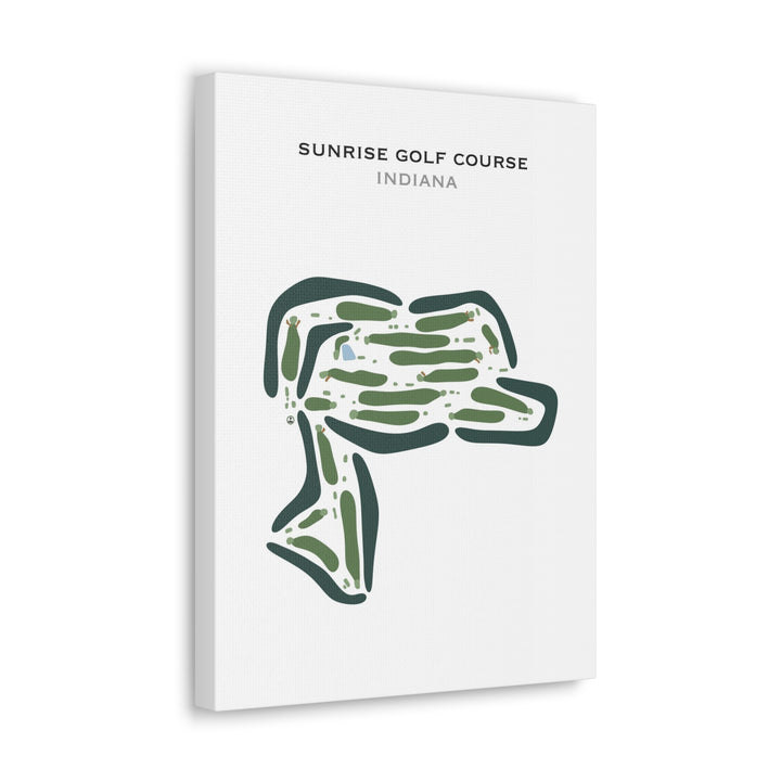 Sunrise Golf Course, Indiana - Printed Golf Courses