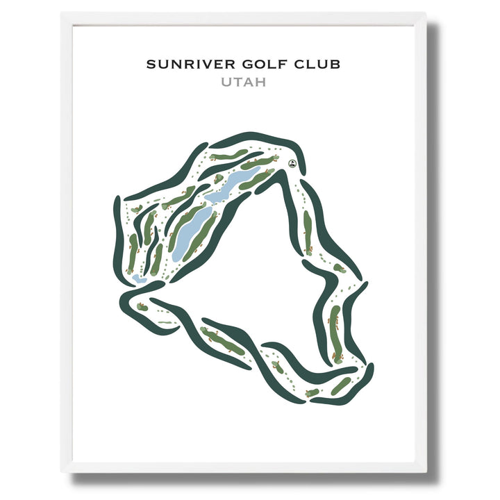 Sunriver Golf Club, St George Utah - Printed Golf Courses