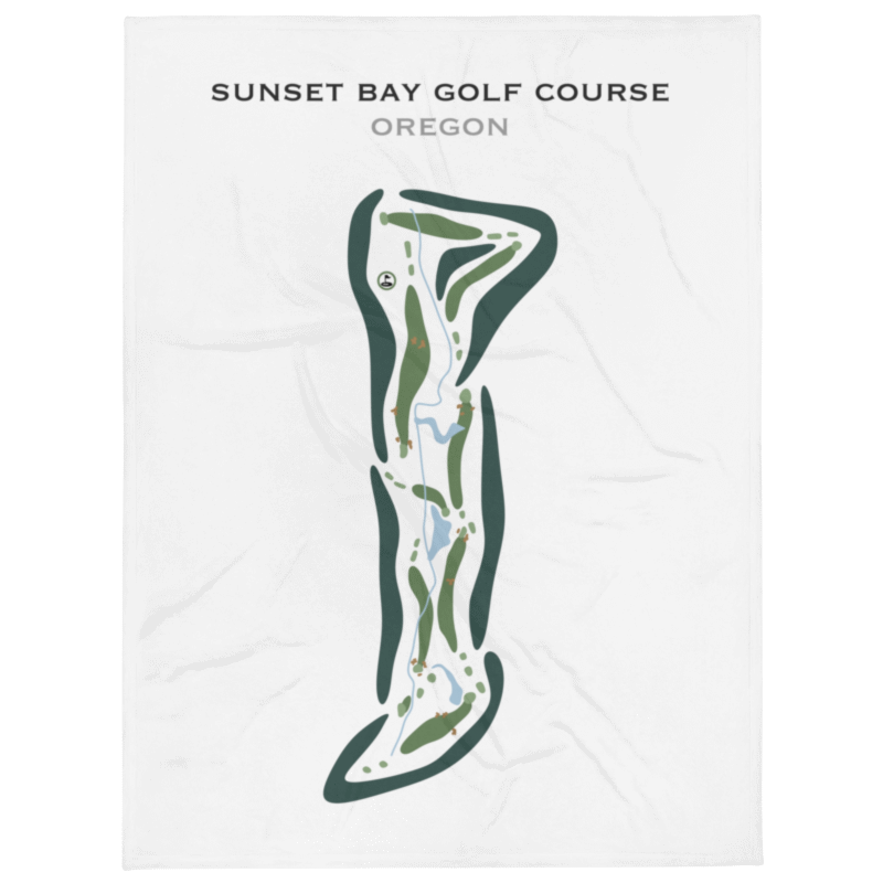 Sunset Bay Golf Course, Oregon - Printed Golf Courses