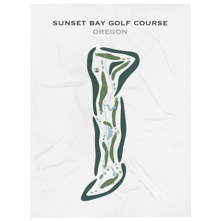 Sunset Bay Golf Course, Oregon - Printed Golf Courses