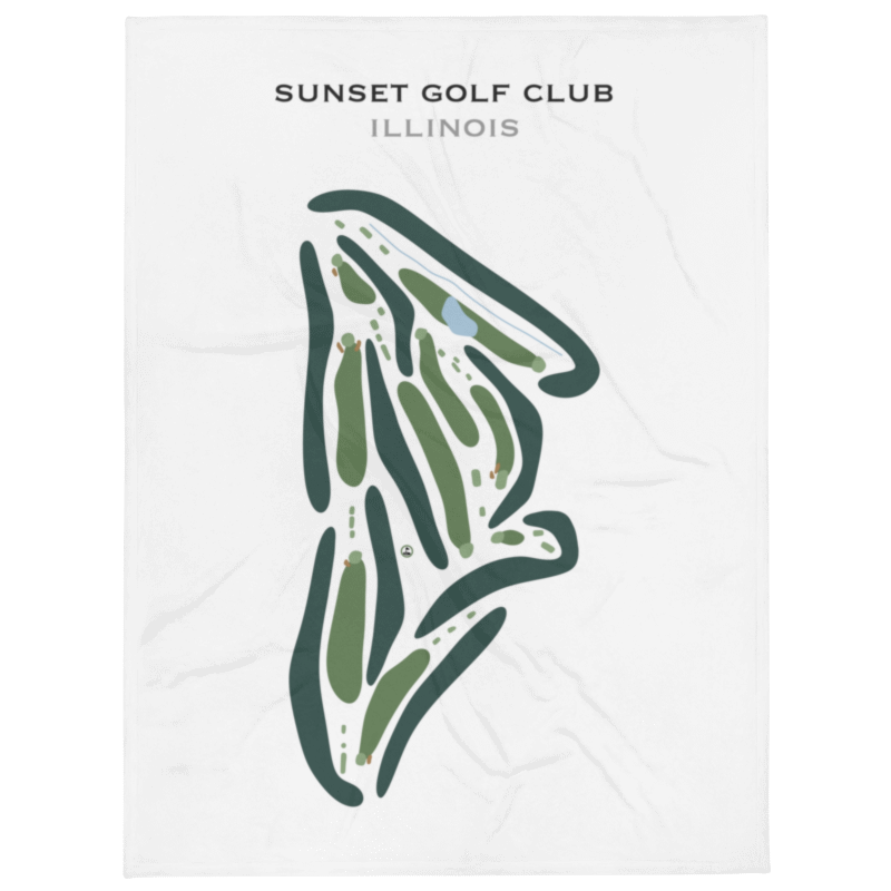 Sunset Golf Club, Illinois - Printed Golf Courses