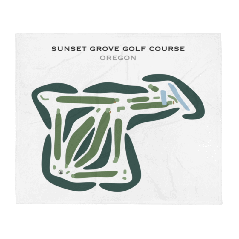 Sunset Grove Golf Course, Oregon - Printed Golf Courses