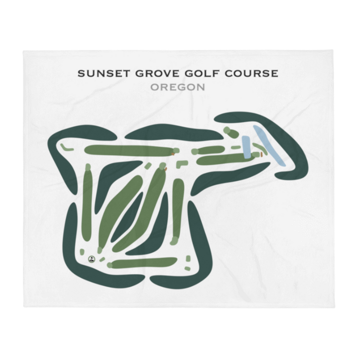 Sunset Grove Golf Course, Oregon - Printed Golf Courses