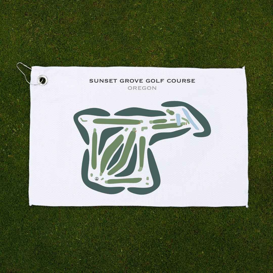 Sunset Grove Golf Course, Oregon - Printed Golf Courses