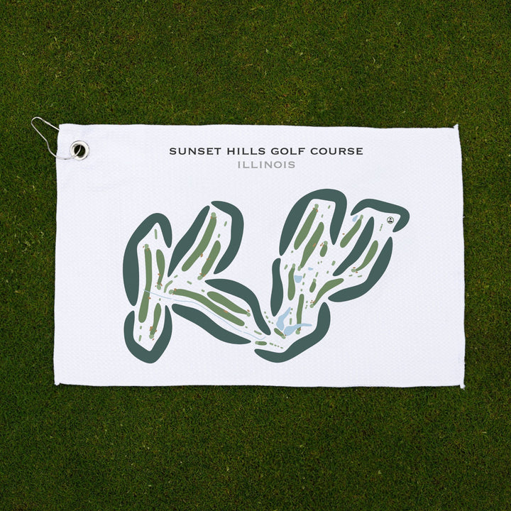 Sunset Hills Golf Course, Illinois - Printed Golf Courses
