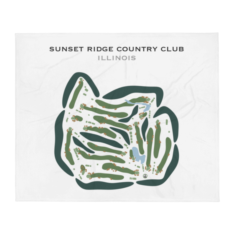 Sunset Ridge Country Club, Illinois - Printed Golf Courses