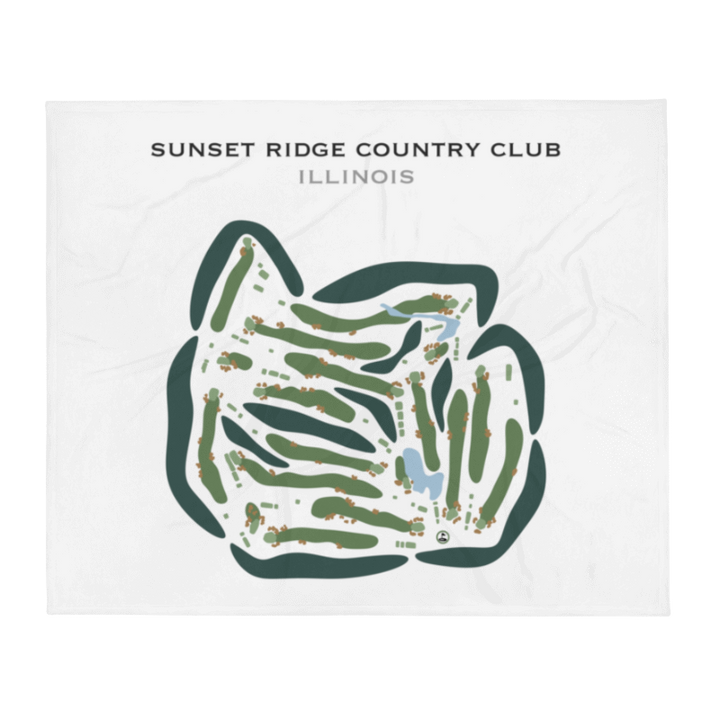 Sunset Ridge Country Club, Illinois - Printed Golf Courses