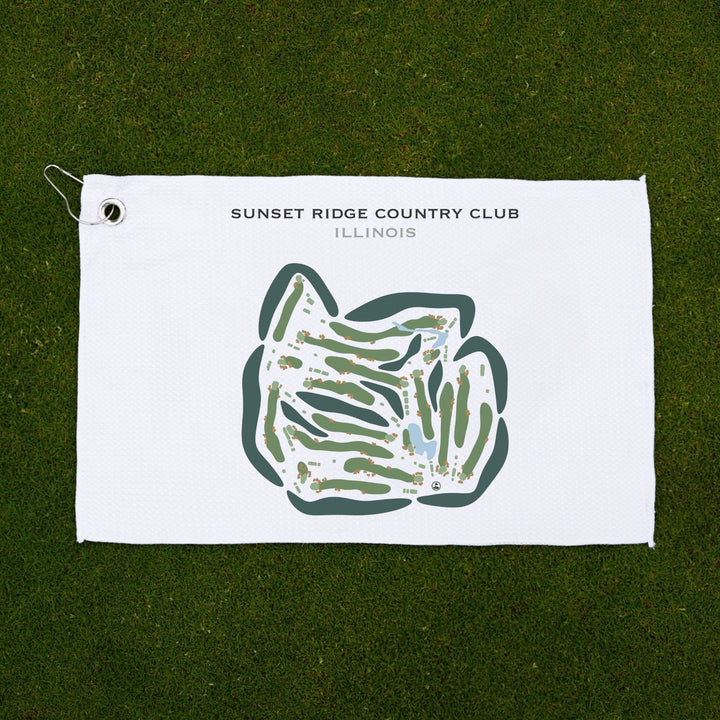 Sunset Ridge Country Club, Illinois - Printed Golf Courses