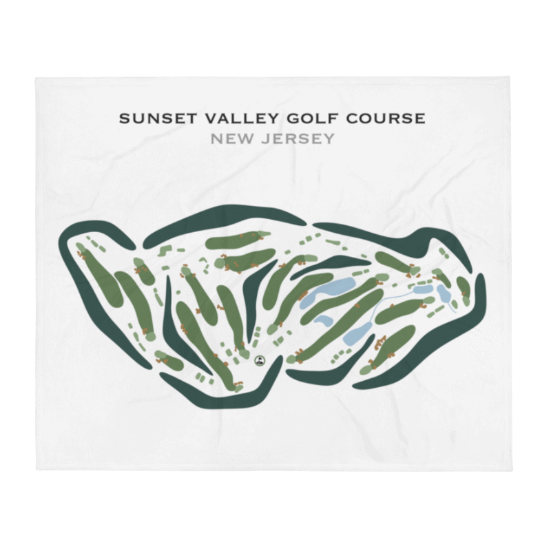 Sunset Valley Golf Course, New Jersey - Printed Golf Courses